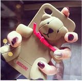 Moschino小熊Iphone6抱抱熊苹果6plus手机壳5s保护套5S硅胶套