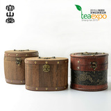 普洱茶盒包装木桶天然老茶头木茶桶茶钳老茶头散茶茶饼收纳架茶具
