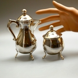 西洋古董 银器 收藏 老物件 迷你 纯银 酒壶 茶壶 咖啡壶 糖罐子