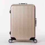 新秀丽商务行李箱韩版拉杆箱旅行箱pc铝框20登机箱24寸密码硬箱子