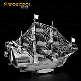 全金属拼图安妮女王海盗船3D立体模型创意礼物手工DIY模型拼装