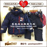 pawinpaw韩国专柜代购2015冬款男童滑雪服滑雪裤加绒PPSP54C01B