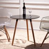 新款 北欧创意小圆桌咖啡馆洽谈桌椅组合 现代简约桌子家具餐桌