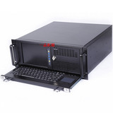 OUMAN欧曼4U一体化机箱工控服务器工业机箱带液晶屏及工业键盘
