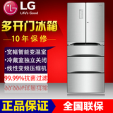 LG GR-R40PJGL/K40PJML风冷无霜变频智能存鲜 门中门多门冰箱正品