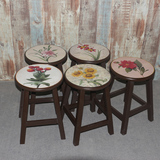 实木时尚简约创意成人小板凳子欧式木头矮凳坐凳小椅子餐厅桌凳子