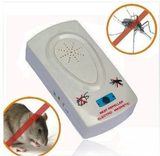 超声波电子驱蚊器家用 驱蚊苍蝇灭蚊器 电子驱鼠器驱蟑螂器正品