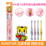 日本Sunstar巧虎6个月 2-4岁 4-6岁 6-12岁宝宝小头软毛训练牙刷