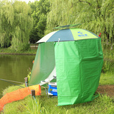 钓鱼伞特价超轻2米万向 防雨防紫外线渔具 折叠双层遮阳防晒钓伞