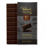 德国进口 Rausch劳士/劳斯 腾巴多罗种植园 80%可可 黑巧克力100g