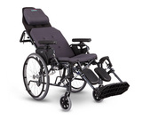 康扬轮椅KM-5000.2高靠背可躺折叠老年人残疾人多功能轮椅车