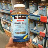 加拿大Kirkland可兰100%野生鱼油 三文鱼油鲑鱼油 软胶囊360粒