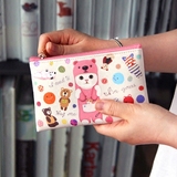 正品韩国Jetoy 创意可爱猫咪迷你收纳包仿皮口红包小化妆包零钱包