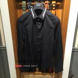 秋季新品 GXG专柜正品代购时尚黑色商务修身衬衫#53103056