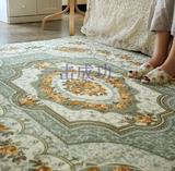 欧式宫廷玫瑰 客厅卧室茶几沙发大地毯书房垫子防滑地垫