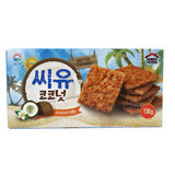 【天猫超市】韩国进口零食 九日牌椰果可可饼干 138g 椰奶味香脆