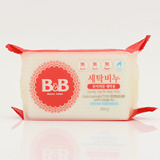 韩国保宁B&B 婴儿洗衣皂 进口宝宝抗菌BB皂 洋槐味 200G