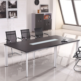广州办公家具长桌会议桌椅组合简约现代板式条形桌员工培训洽谈桌