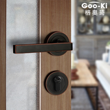 Goo-Ki/美式门锁室内卧室实木门简约门锁房门锁面板锁室内门锁
