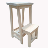 梯凳两用 阶梯凳 多功能高凳 实木高凳子 家用梯子折叠凳支持定做