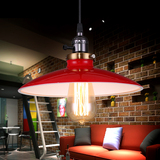 美式乡村loft创意个性餐厅酒吧阳台工业复古宜家简约单头铁艺吊灯
