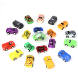 小孩宝宝儿童玩具车小汽车模型回力车 惯性车益智玩具迷你6件套装
