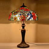 【豪蒂】客厅卧室床头台灯蒂凡尼欧式复古典美式仿古高档精品灯饰