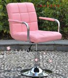 超舒适家用电脑办公滑轮主播粉红色米色黑色用的舒服的可睡躺椅子