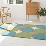品质高档纯手工打造 时尚田园客厅地毯茶几垫现代简约卧室地毯地
