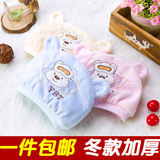 婴儿帽子0-3个月秋冬季男女童宝宝冬天保暖加厚新生儿胎帽纯棉