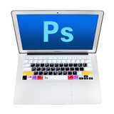 苹果电脑笔记本键盘膜Pro macbook Air13寸15保护膜 PS MAC快捷键