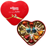 Hershey's/好时 好时之吻巧克力12粒 心形礼盒装 铁盒装 喜糖成品
