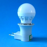床头灯喂奶灯357瓦节能插电带开关LED小夜灯泡厕所灯楼道阳台插座