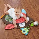 婴儿森林猫头鹰游戏毯宝宝多功能爬爬毯趴趴抱枕爬行垫毯子枕玩具