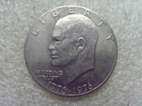 克朗币 1976年美国1元硬币1976年建国200年自由钟钱币美金