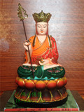地藏菩萨像16寸地藏王菩萨 高档彩绘树脂佛像佛教用品生产批发