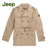 美国JEEP吉普专柜正品冬季新款男装中长款大衣风衣外套JW11WF02N