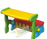 儿童桌椅组合 多功能折叠塑料游戏桌 婴幼儿玩具收纳储物