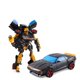 变形金刚4黑色版大黄蜂汽车机器人套装模型声光儿童玩具正版包邮