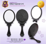 妮然包邮安娜苏风格折叠手柄镜 复古韩国便携式化妆镜台镜