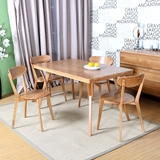 韩式大餐桌白橡全实木宜家时尚餐桌环保小户型实用桌1600*800