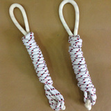 正品新健棉纱跳绳儿童中小学生中考比赛指定体育用品6#8号4米8米