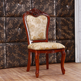 欧式餐椅 实木靠背椅子时尚休闲椅子 现代简易餐椅特价酒店餐椅