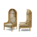 欧式鸟笼椅影楼公主沙发椅新古典高背椅装饰椅欧式实木形象休闲椅