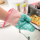 居家家 微波炉烤箱专用隔热手套单只装 加厚布艺厨房烘焙防烫手套