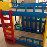儿童床带护栏上下床双层床上下铺中式带护栏幼儿园专用床批发特价