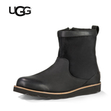 UGG男士金属侧拉链休闲时尚保暖低筒靴短筒靴 1008140