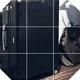 旅行箱 竖纹纯pc商务日默瓦拉杆箱同款密码箱超轻旅行箱24寸出国