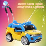 儿童电动车四轮双驱宝宝可推可坐婴儿玩具车小孩遥控越野汽车童车