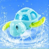 宝宝婴幼儿童洗澡泡泡浴戏水酷游小乌龟 发条上链小动物儿童玩具